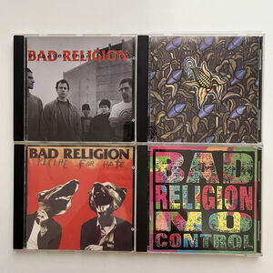 Bad Religion 4 CDs Lot No Control, Recipe, Stranger, Against, Punk Rock Alt